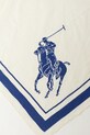Βαμβακερό μαντήλι Polo Ralph Lauren 455938482 μπεζ SS25