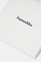 Μεταξωτό φουλάρι Nanushka MIANI μαύρο NU24CRSC02999