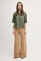 Τζιν παντελόνι United Colors of Benetton 4WDDDE029 πράσινο SS25