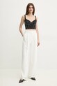 Παντελόνι Elisabetta Franchi PA08151E2 λευκό SS25