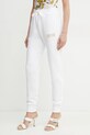 Βαμβακερό παντελόνι Versace Jeans Couture βαμβάκι λευκό 78HAAT06.CF01T