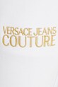 Βαμβακερό παντελόνι Versace Jeans Couture λευκό 78HAAT06.CF01T