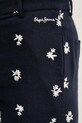 Παντελόνι με λινό μείγμα Pepe Jeans GENOVEVA σκούρο μπλε PL211802