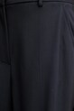 Μάλλινα παντελόνια Weekend Max Mara σκούρο μπλε 2515131041600