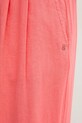 Λινό παντελόνι Dkny πορτοκαλί DJ5P3017