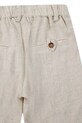 Παιδικό παντελόνι από λινό ύφασμα Donsje Dado Trousers μπεζ 4079500.68.92