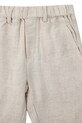 Παντελόνι με λινό μείγμα για παιδιά Donsje Dado Trousers μπεζ 4079500.98.128