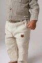 Βρεφικό βαμβακερό παντελόνι Donsje Kassim Trousers Bear βαμβάκι μπεζ 4096301.68.92