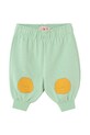 Βρεφικό βαμβακερό φούτερ Tinycottons SUN TALES GRAPHIC BABY SWEATPANT SS25.106 πράσινο SS25