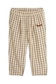 Παιδικό παντελόνι Mini Rodini Gingham 2523016113 μπεζ SS25