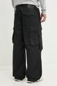 Ρούχα Βαμβακερό παντελόνι PURPLE BRAND WOVEN CARGO PANT P527.WCBB125 μαύρο