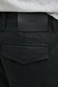 Βαμβακερό παντελόνι PURPLE BRAND WOVEN CARGO PANT μαύρο P527.WCBB125