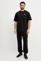 Βαμβακερό παντελόνι The North Face Axys NF0A8C1UJK31 μαύρο SS25