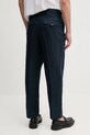 Λινό παντελόνι Tommy Hilfiger SQTHL5607.SQTH500 σκούρο μπλε SS25