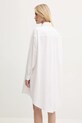 Ρούχα Βαμβακερό φόρεμα MM6 Maison Margiela S52CT0787.M35152 μπεζ