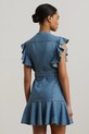 Βαμβακερό φόρεμα Lauren Ralph Lauren 200963899 μπλε SS25