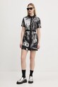 Φόρεμα Desigual TROPIC LITOGRAPHY LA 25SWVW96 μαύρο SS25