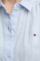 Λινό φόρεμα Tommy Hilfiger WW0WW44653