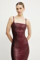 Φόρεμα Herve Leger Gemma μπορντό HFL8503778