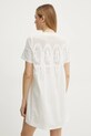 Ρούχα Βαμβακερό φόρεμα Ermanno Scervino 56TQ037E36 λευκό