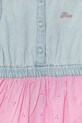 Κοριτσίστικα Παιδικό βαμβακερό φόρεμα Guess K5GK17.D5NZ0.PPYA ροζ
