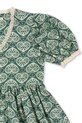 Παιδικό βαμβακερό φόρεμα Konges Sløjd COEUR LACE DRESS GOTS τιρκουάζ KS102650