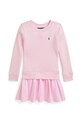Παιδικό φόρεμα Polo Ralph Lauren 312965124001 ροζ SS25