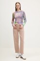 Πουλόβερ Desigual BOGEN 25SWJF24 μωβ SS25
