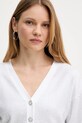 Πλεκτή ζακέτα Guess KHLOE λευκό W5GR08.Z3MN2