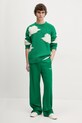 Μάλλινο πουλόβερ Fiorucci Cloud Sweater U02SPKSW335KN03GN02 πράσινο SS25