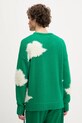 Ρούχα Μάλλινο πουλόβερ Fiorucci Cloud Sweater U02SPKSW335KN03GN02 πράσινο