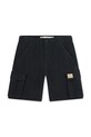 Παιδικό σορτς Levi's TRADITIONAL CARGO SHORTS με ελαστάν μαύρο 9EM381