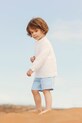 Παιδικό λινό σορτς Tartine et Chocolat casual μπλε CA26061.104