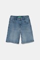 Παιδικό σορτς τζιν United Colors of Benetton με ελαστάν μπλε 4PORC903I.G.Seasonal