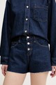 Τζιν σορτς Tommy Jeans βαμβάκι σκούρο μπλε DW0DW20094