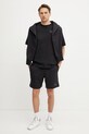 Βαμβακερό σορτσάκι Reebok Classic 100214084 μαύρο SS25