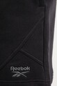 Βαμβακερό σορτσάκι Reebok Classic μαύρο 100214084