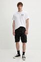 Βαμβακερό σορτσάκι G-Star Raw D08566.D955 μαύρο SS25