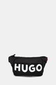 Παιδική τσάντα φάκελος HUGO υφασμάτινο μαύρο G00423