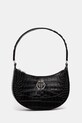 Δερμάτινη τσάντα Philipp Plein λείο δέρμα μαύρο SAEA.WBA2064.PLE010N