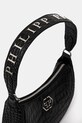 Δερμάτινη τσάντα Philipp Plein SAEA.WBA2064.PLE010N μαύρο