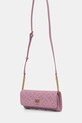 Δερμάτινη τσάντα ώμου Pinko 103765.A1YB μωβ SS25