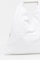 Αξεσουάρ Βαμβακερή τσάντα MM6 Maison Margiela SB6WD0013.P7260 λευκό