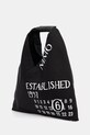 Βαμβακερή τσάντα MM6 Maison Margiela SB6WD0013.P7260 μαύρο SS25
