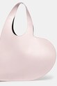 Αξεσουάρ Δερμάτινη τσάντα Coperni Heart Tote COPBA14F6031 ροζ
