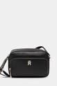 Τσάντα Tommy Hilfiger συνθετικό μαύρο AW0AW16812