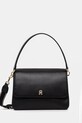 Τσάντα Tommy Hilfiger συνθετικό μαύρο AW0AW16815