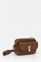 Δερμάτινη τσάντα Bally WAC03U καφέ SS25