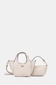 Τσάντα Guess HELINA απομίμηση λείου δέρματος μπεζ HWBG96.40750
