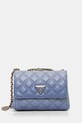 Τσάντα Guess GIULLY απομίμηση λείου δέρματος μπλε HWOQ87.48740